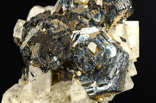 Hematite & Albite - Arbola Glacier, Sabbione, Formazza, Verbano-Cusio-Ossola Province, Piedmont, Italy